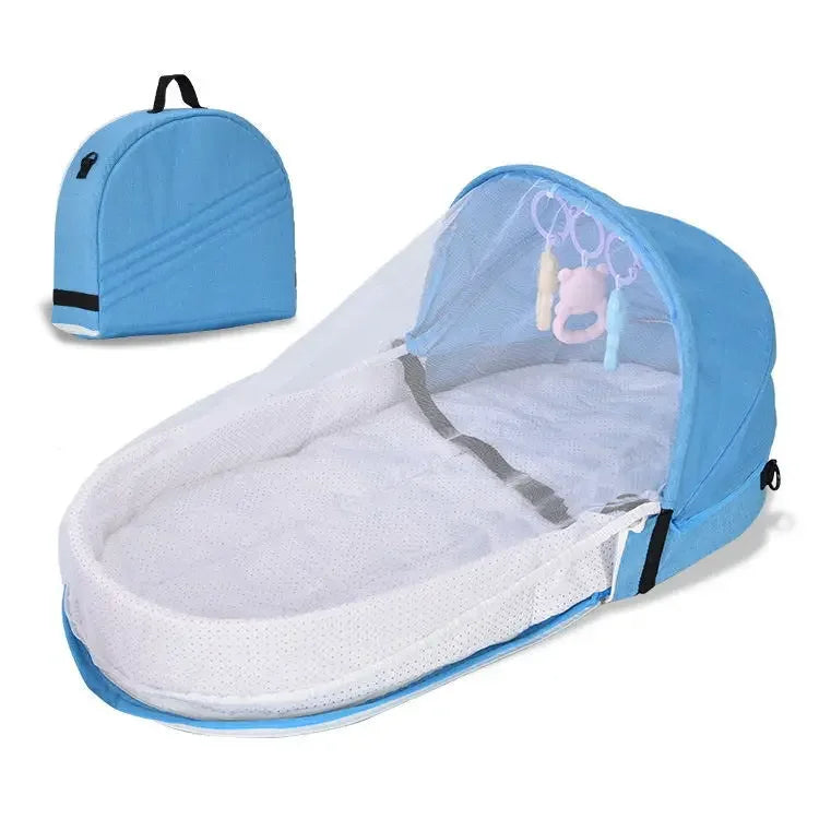 Baby Bed Cribs Newborns Sleeping Nest Travel Beds Foldable Babynest Mosquito Net Bassinet Infant Sleeping Basket For 0-24month