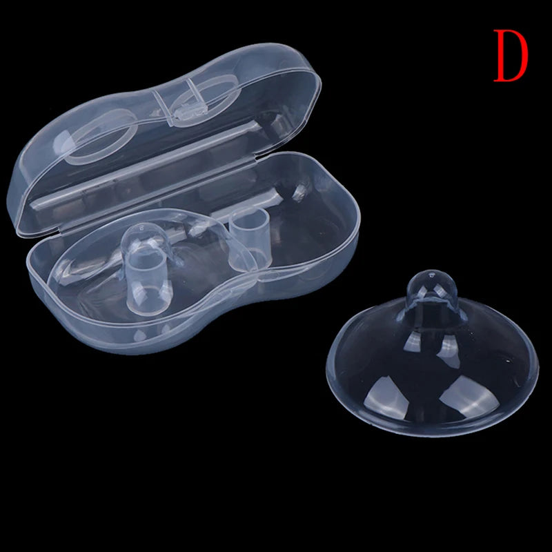 2pcs Silicone Nipple Protectors Feeding Mothers Nipple Protection Cover Breastfeeding Mother Milk Silicone Nipple