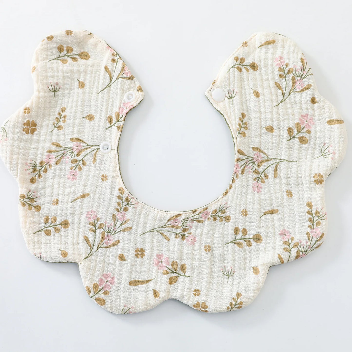 New 6 Layers Cotton Two-sided Usable Baby Feeding Drool Bib Cute Infants Saliva Towel Burp Cloth For Newborn Toddler Kids Bibs
