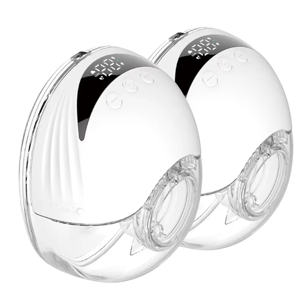 Tire-lait électrique portable mains libres sans BPA avec écran LED 4 modes et 12 niveaux