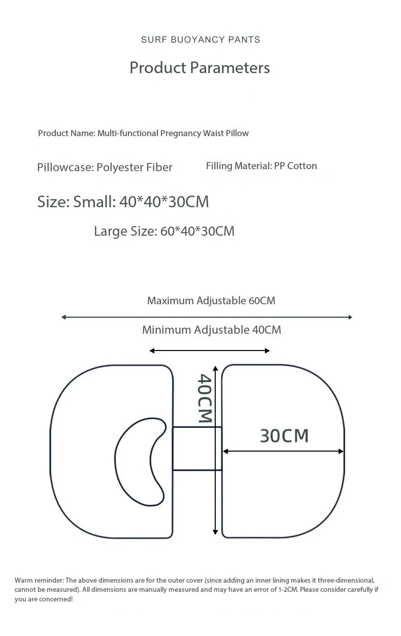Coussin de soutien abdominal en coton pour femmes enceintes, multifonctionnel et doux, idéal pour la grossesse et la maternité