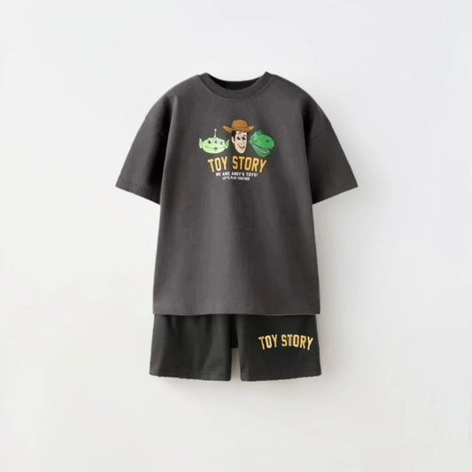 Ensemble de vêtements pour filles de 0 à 6 ans Vêtements pour enfants T-shirts d'été pour filles Shorts en coton Vêtements pour enfants à manches courtes