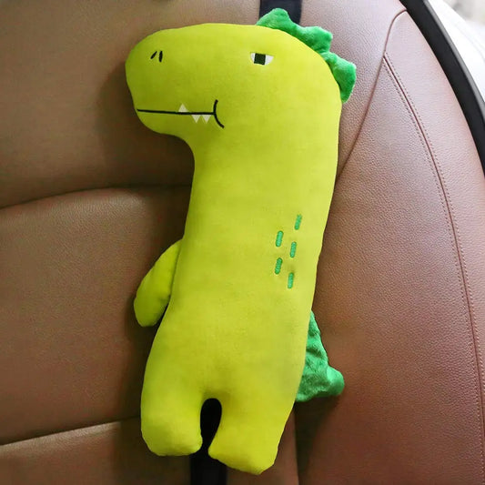 Seat Belt Pillow for Kids,Dinosaur Car Pillow for Kids,Toddler Seat Belt Cushion Seatbelt Cover for Girl Boy Baby Car Stroller