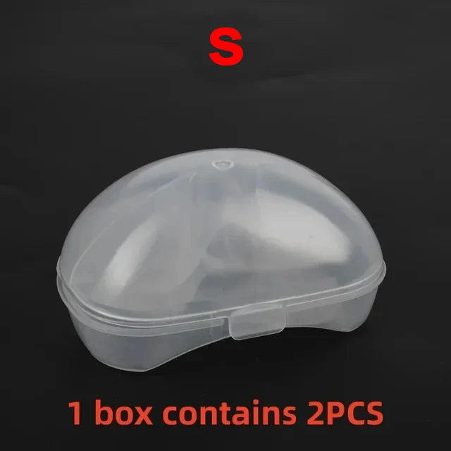 Lot de 2 protège-mamelons d'allaitement en silicone souple