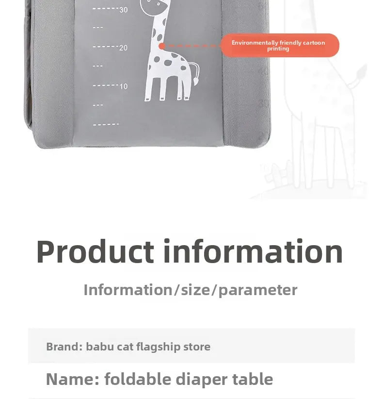 Multi-functional Baby Care Table, Newborn Baby Touch Table, Baby Diaper Changing Portable, Foldable Washable Bath Stand