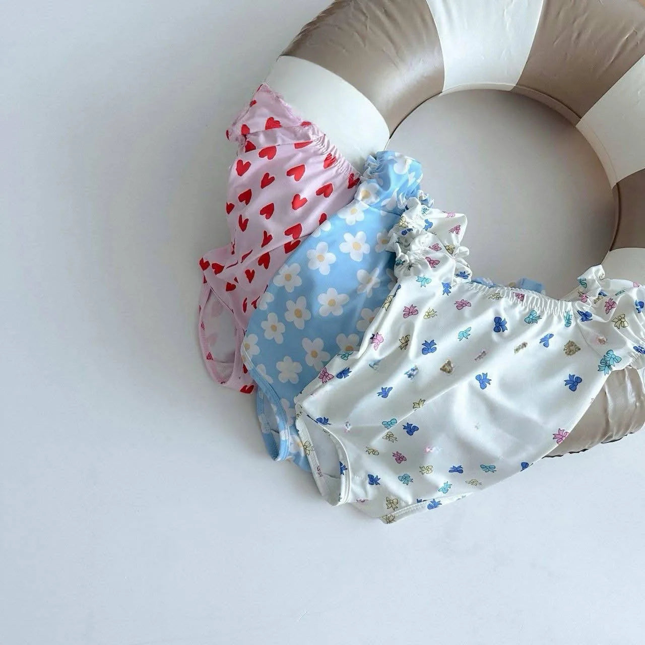 Maillot de bain pour bébé, modèle 6314, combinaison d'été coréenne pour nourrissons, vêtements de natation avec chapeau, style escalade en bord de mer, 2025