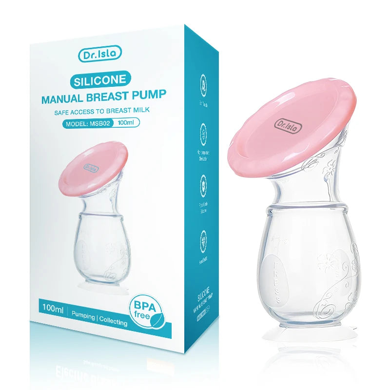 MAMIJOY Tire-lait manuel Alimentation bébé Tire-lait manuel Collecteur de sein Correction automatique Lait maternel Pompes en silicone