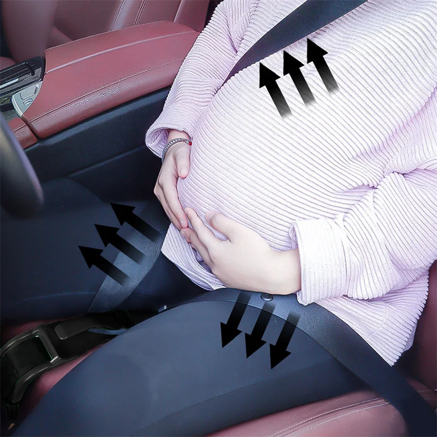 Car Seat Safety Belt Adjuster For Pregnant Woman Maternity Moms Belly Unborn Baby Protector Pregnant Driving Safe Belt Extender