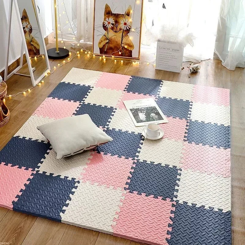 12Pcs 30*30*1cm Foam Baby Play Mat Puzzle Mat Kids Interlocking Exercise Tiles Rugs Floor Tiles Toy Carpet Soft Carpet