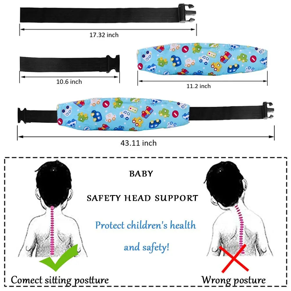 Baby Car Seat Head Support Children Fastening Belt Adjustable Boy Girl Sleep Positioner Baby Saftey Pillow Infant Head Protector