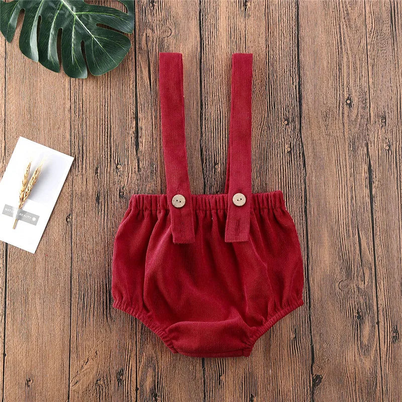 Short d'été à bretelles pour bébé de 0 à 24 mois, salopette ajustable avec bretelles boutonnées, short ample, barboteuse pour fille et garçon