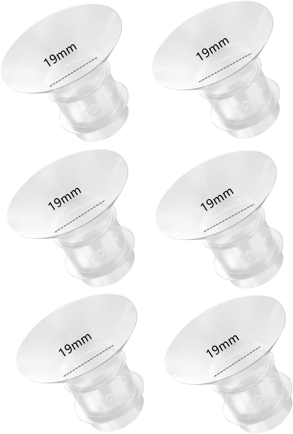 Insert de bride 13/15/17/19/21 mm compatible avec tire-lait Medela/Spectra/XIMYRA/YOUHA/TSRETE/Momcozy S12/S12Pro bride 24 mm