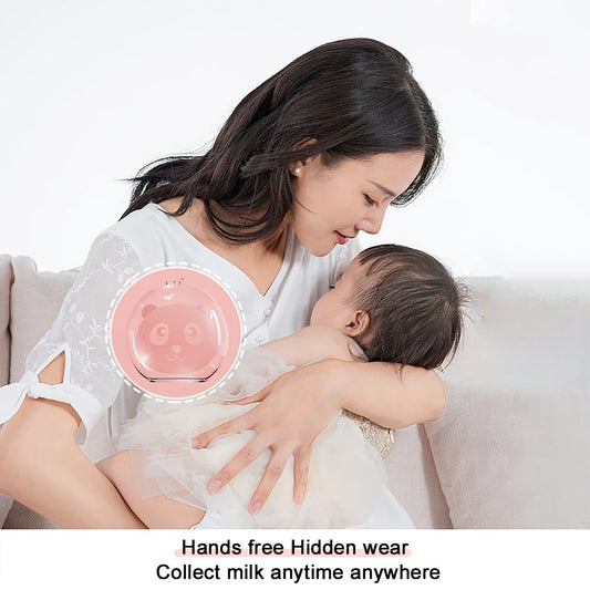 1 housse de tire-lait portable et dissimulée, mains libres, en silicone transparent, pour les mères qui allaitent, pratique