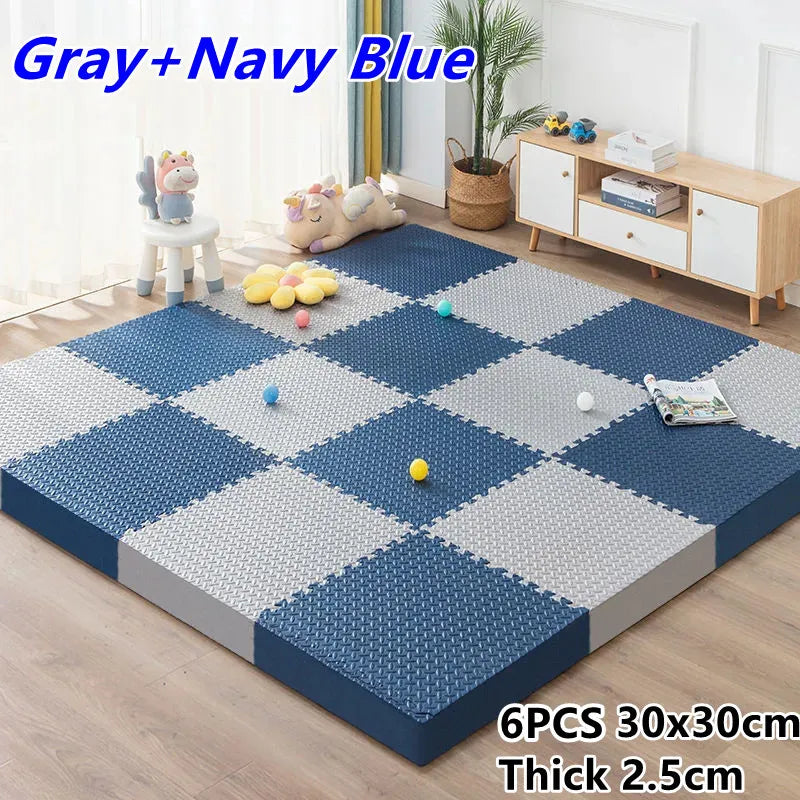 Tatame Gym for Babies Play Mat Activities Mat for Baby Mat 6PCS Game Mats Playroom Mat Play Mats Floor Noise Mat Puzzle Mat
