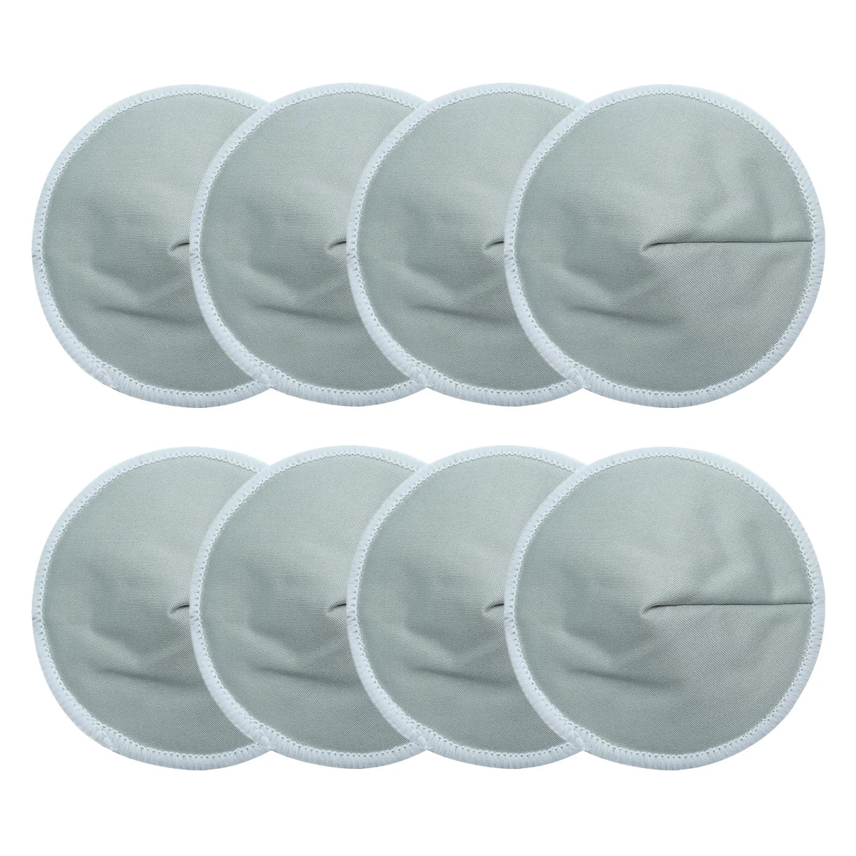 Lot de 8 coussinets d'allaitement bio lavables et réutilisables