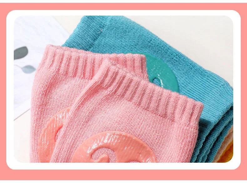 Accessoires pour bébé Genouillères Jambières Guêtres Sécurité Sourire Fille Garçon Enfants Ramper Coudières Genouillères Glissades Tout-petits Protecteur Nourrisson