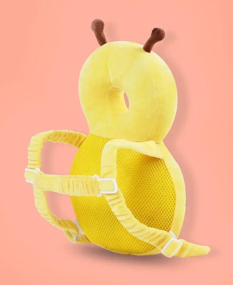 Coussin de protection pour la tête et le dos pour bébé, coussin de protection pour apprendre à marcher, couvre-chef pour prévenir les blessures, coussin de sécurité pour prévenir les chutes, dessin animé, abeille, oreillers pour enfants