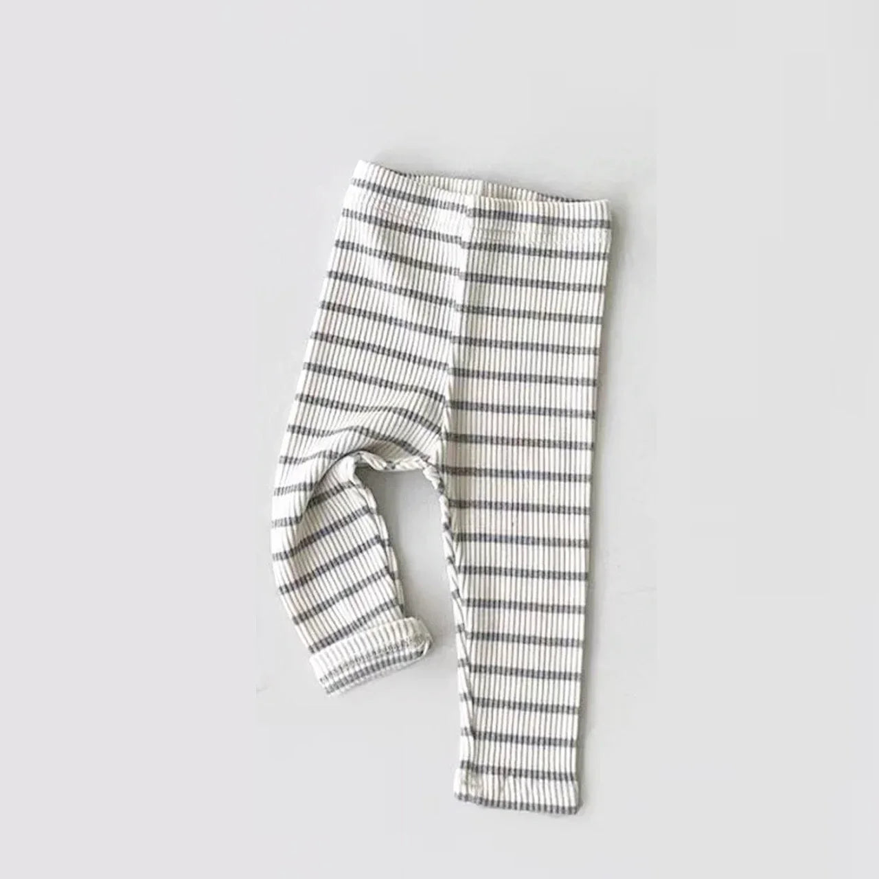 Leggings simples et solides pour bébé, pantalons skinny à rayures pour filles, pantalons slim en coton élastique pour nouveau-né, pantalons extensibles pour garçons