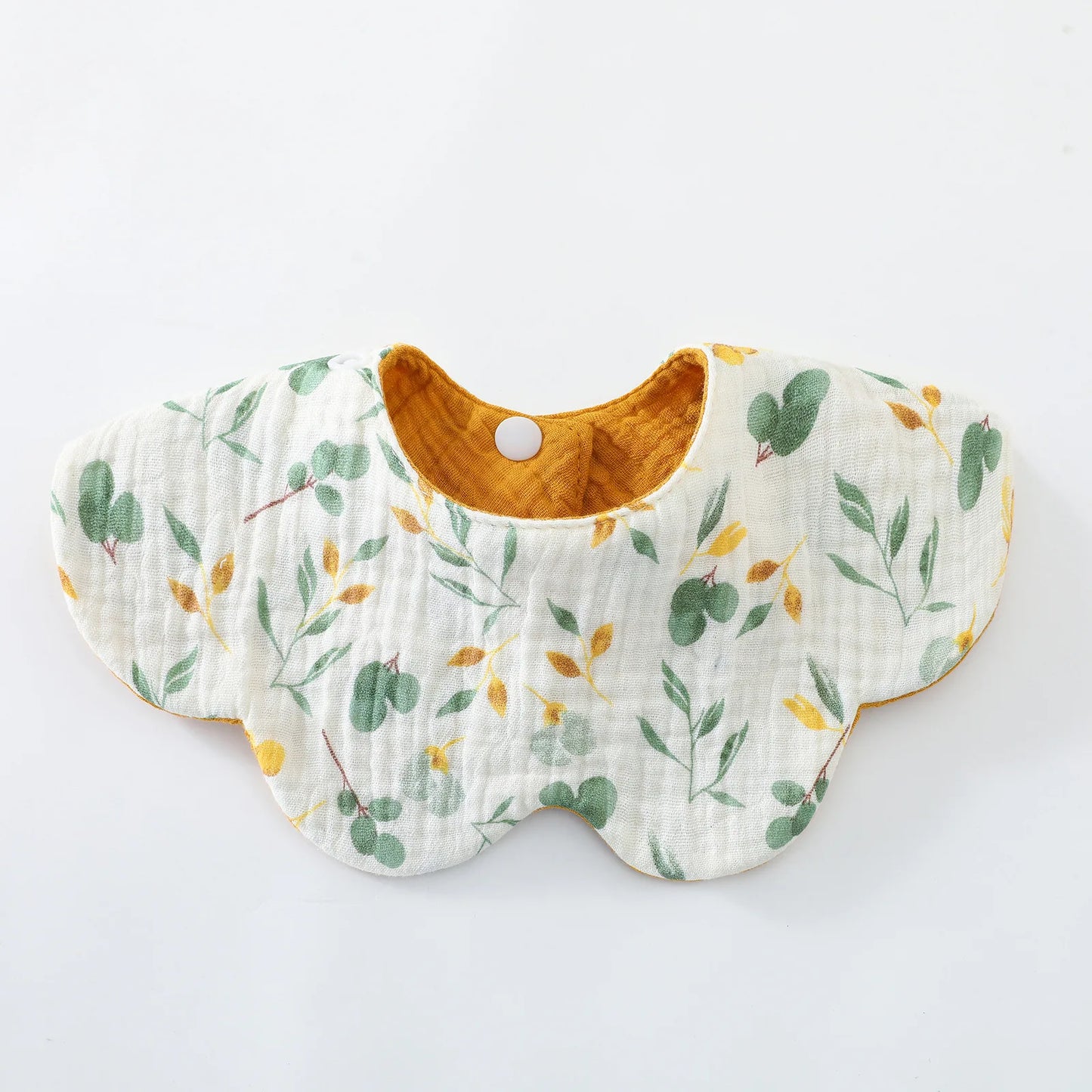 New 6 Layers Cotton Two-sided Usable Baby Feeding Drool Bib Cute Infants Saliva Towel Burp Cloth For Newborn Toddler Kids Bibs