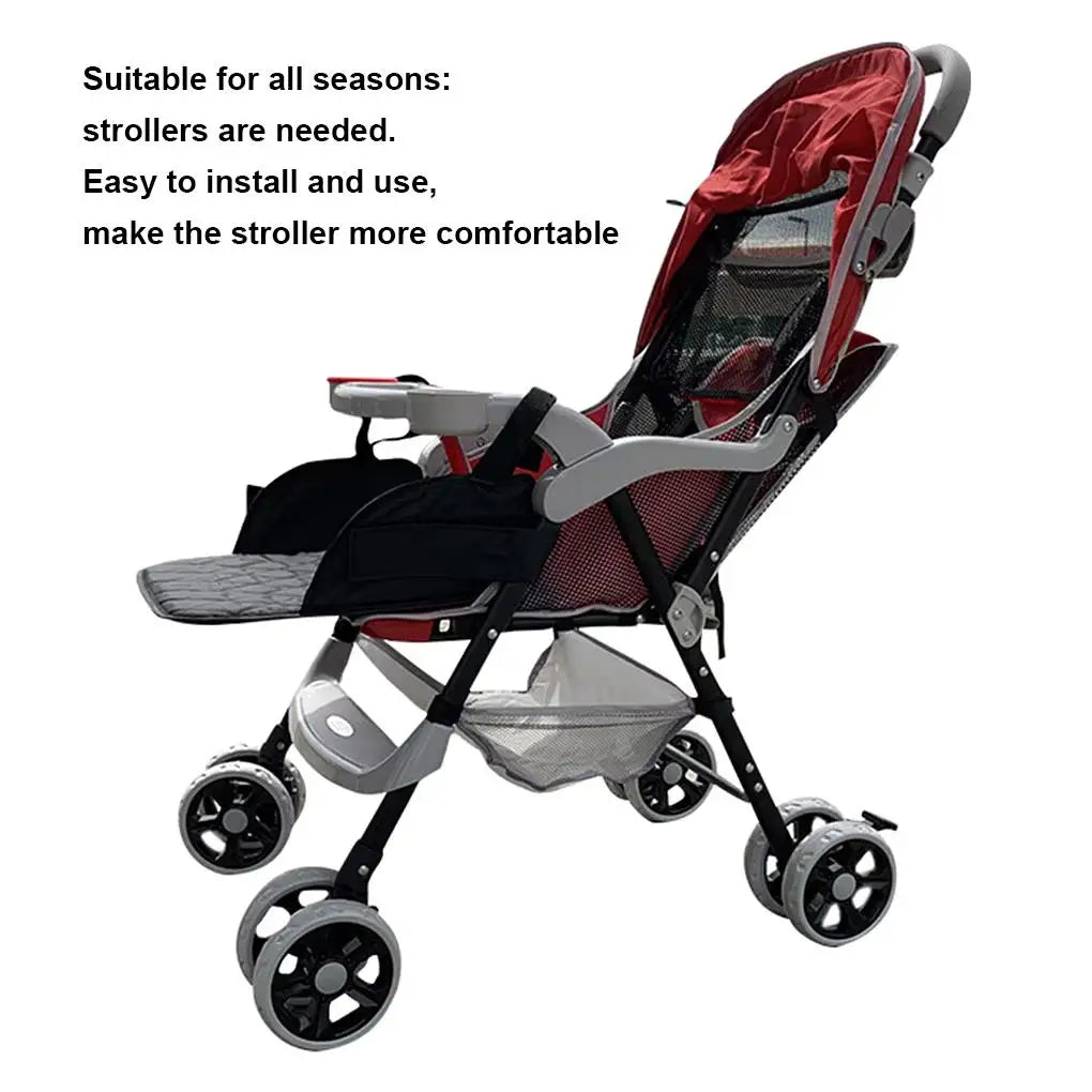 Baby Stroller Seat Cushion Extension Pad For Footrest Mats Baby Sleep Pads Stroller Outdoor Kids Legs Rest Footboard Accessories