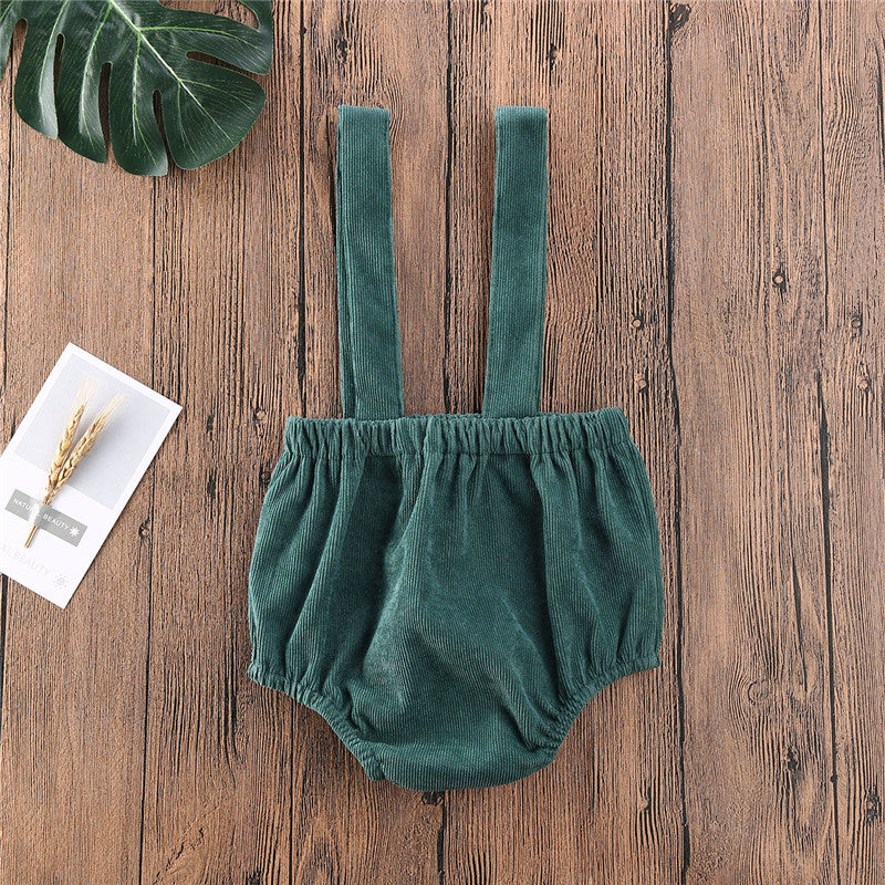 Short d'été à bretelles pour bébé de 0 à 24 mois, salopette ajustable avec bretelles boutonnées, short ample, barboteuse pour fille et garçon