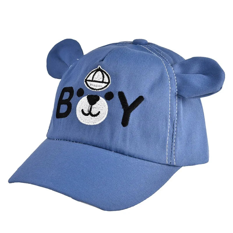 Cute Dinosaur Baby Bucket Hat Summer Newborn Baseball Cap Outdoor Beach Kids Baby Boy Girl Cartoon Bear Sun Hats Bonnets