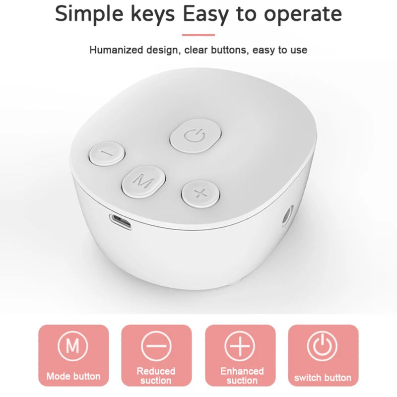 Tire-lait électrique double mains libres pour l'allaitement, 2 modes et 9 niveaux réglables, faible bruit, anti-reflux