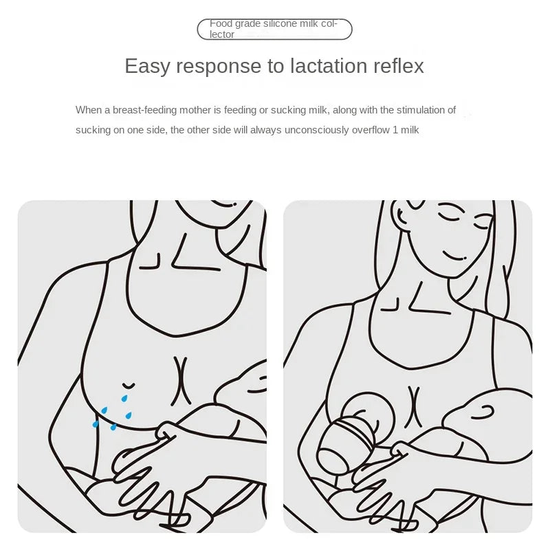 Tire-lait manuel en silicone de qualité alimentaire, récupérateur de lait maternel, tire-lait manuel en silicone, économiseur de lait maternel, accessoires pour tire-lait pour bébé