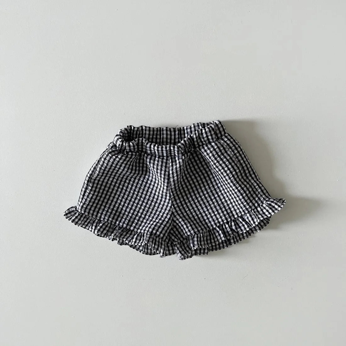Milancel 2024 Ensemble de vêtements d'été pour bébé, t-shirt à carreaux et short pour tout-petit, 2 pièces, vêtements d'extérieur pour filles