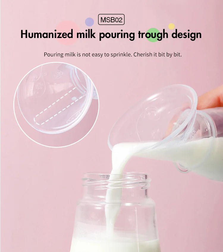 MAMIJOY Tire-lait manuel Alimentation bébé Tire-lait manuel Collecteur de sein Correction automatique Lait maternel Pompes en silicone