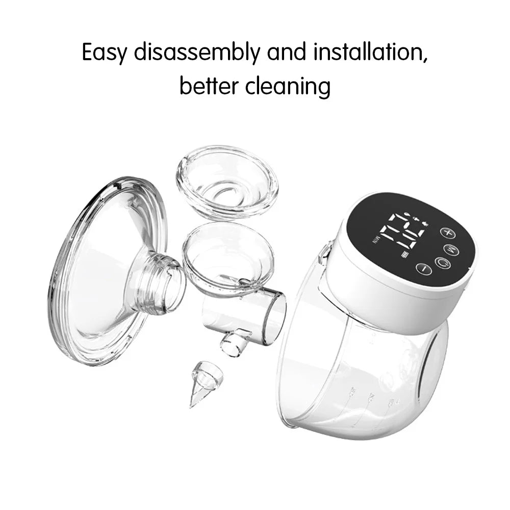 Tire-lait électrique mains libres, silencieux et invisible, extracteur de lait portable, 3 modes, collecteur de lait d'allaitement