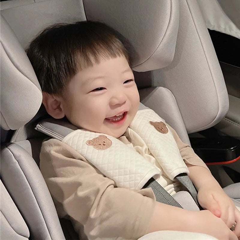 Baby Safety Belt Accessories Cushion Shoulder Strap Cover Chest Protection Vehicle Seat Cushion for Kid Soft Pad Anti-strangling