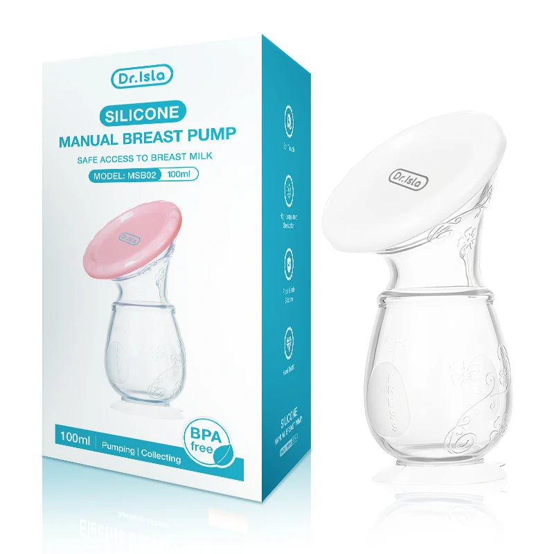 MAMIJOY Tire-lait manuel Alimentation bébé Tire-lait manuel Collecteur de sein Correction automatique Lait maternel Pompes en silicone