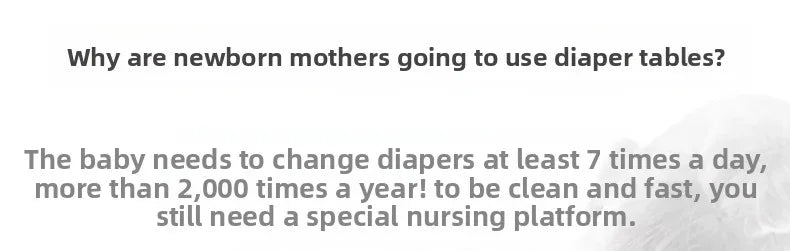Multi-functional Baby Care Table, Newborn Baby Touch Table, Baby Diaper Changing Portable, Foldable Washable Bath Stand