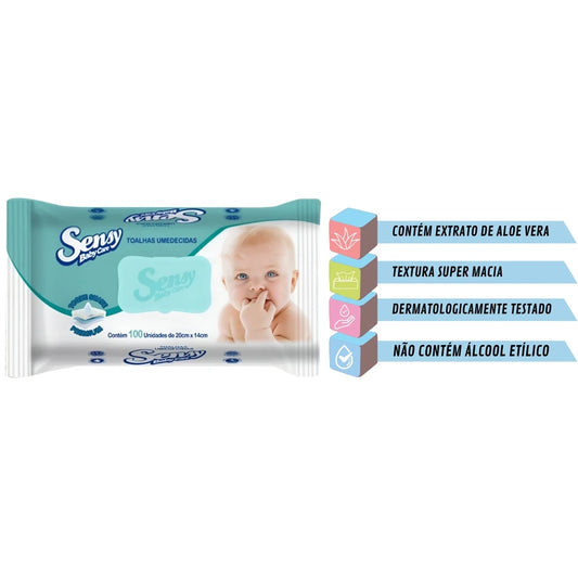 Sensy Care Wet Scarves 100 Units