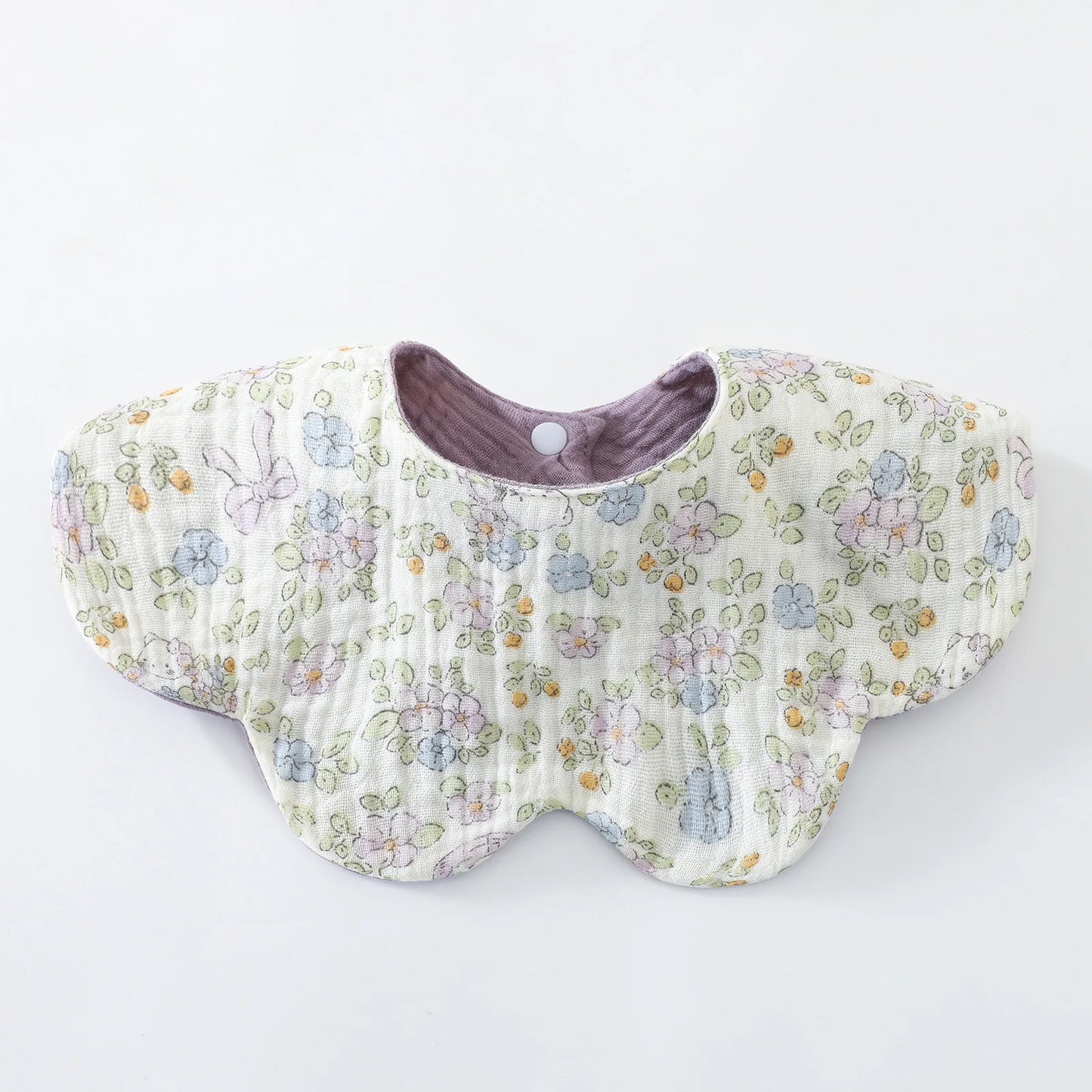 New 6 Layers Cotton Two-sided Usable Baby Feeding Drool Bib Cute Infants Saliva Towel Burp Cloth For Newborn Toddler Kids Bibs