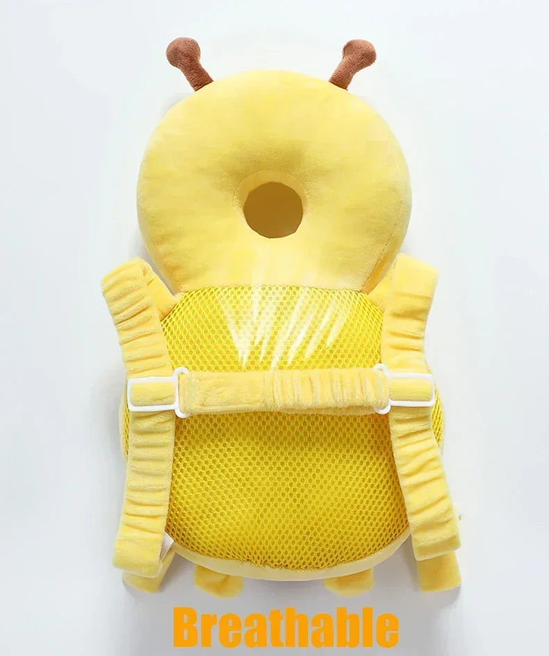 Coussin de protection pour la tête et le dos pour bébé, coussin de protection pour apprendre à marcher, couvre-chef pour prévenir les blessures, coussin de sécurité pour prévenir les chutes, dessin animé, abeille, oreillers pour enfants