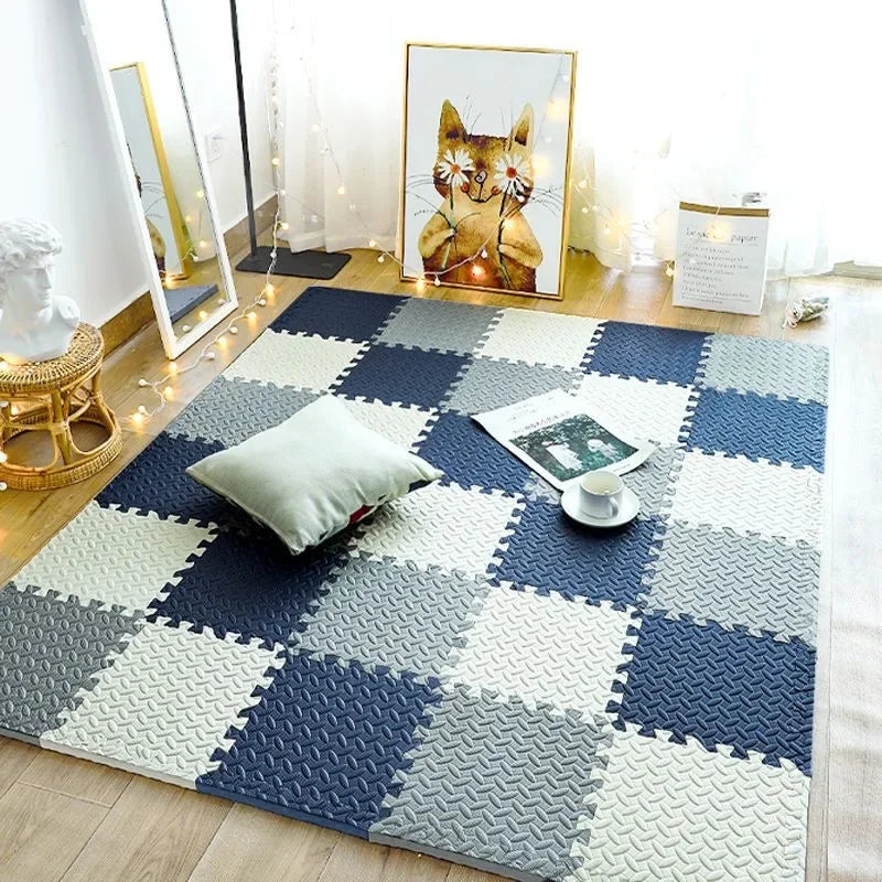 12Pcs 30*30*1cm Foam Baby Play Mat Puzzle Mat Kids Interlocking Exercise Tiles Rugs Floor Tiles Toy Carpet Soft Carpet
