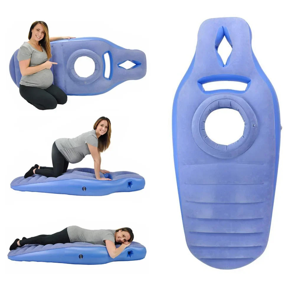 Coussin gonflable de grossesse, tapis de yoga pour femmes enceintes, matelas gonflable pour grossesse, maternité, corps, lit, oreiller, tapis de couchage