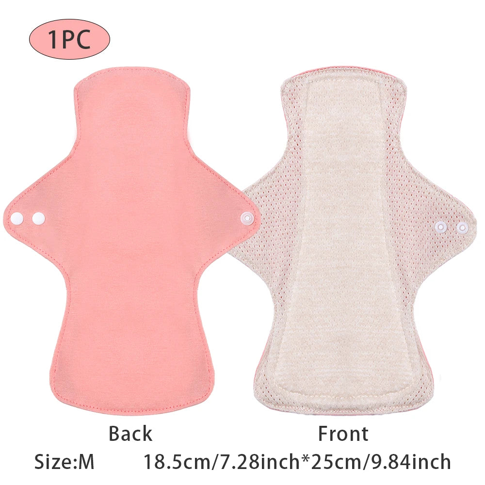 Serviettes hygiéniques en coton coloré BIAI, lavables et réutilisables, très absorbantes et respirantes, cadeau pour femme