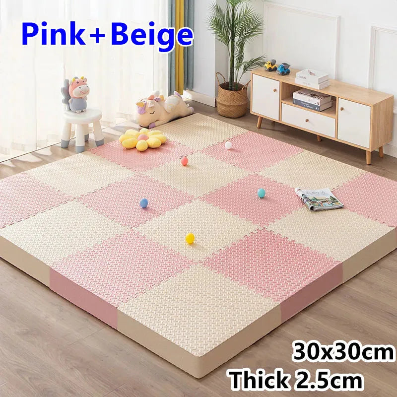 8PCS Tatame Gyms & Playmats Baby Floor Mat Floor Noise Tatamis for Babies Sound Deadening Mat Puzzle Mat Baby Play Gym Mat