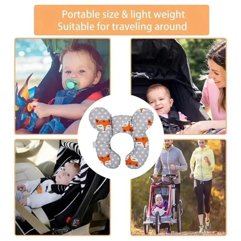 Baby Head Pillow Car Seat Head fixing Pillows Soft Neck Head Cushion Safety Kids Sleep Nap Pillow Outdoor Stroller Baby Pillow