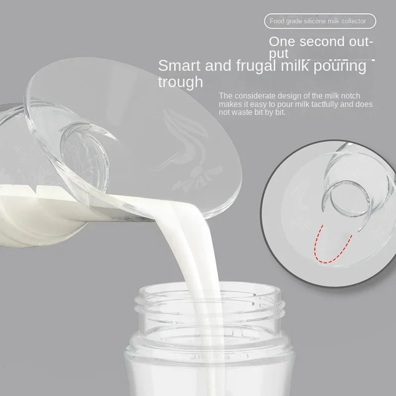 Tire-lait manuel en silicone de qualité alimentaire, récupérateur de lait maternel, tire-lait manuel en silicone, économiseur de lait maternel, accessoires pour tire-lait pour bébé