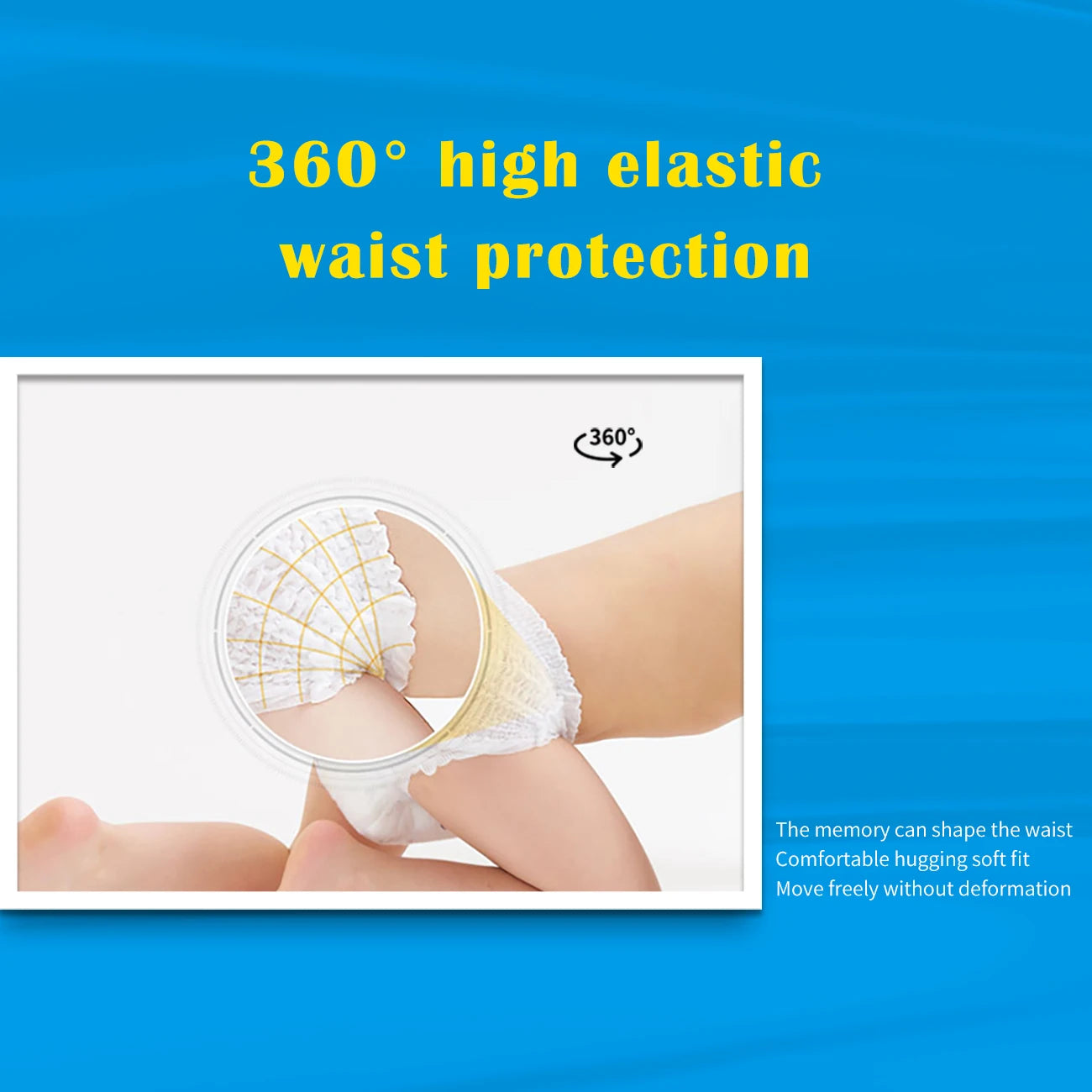 Xiaofeixiong disposable baby diaper, skin friendly and soft, multi-layer breathable