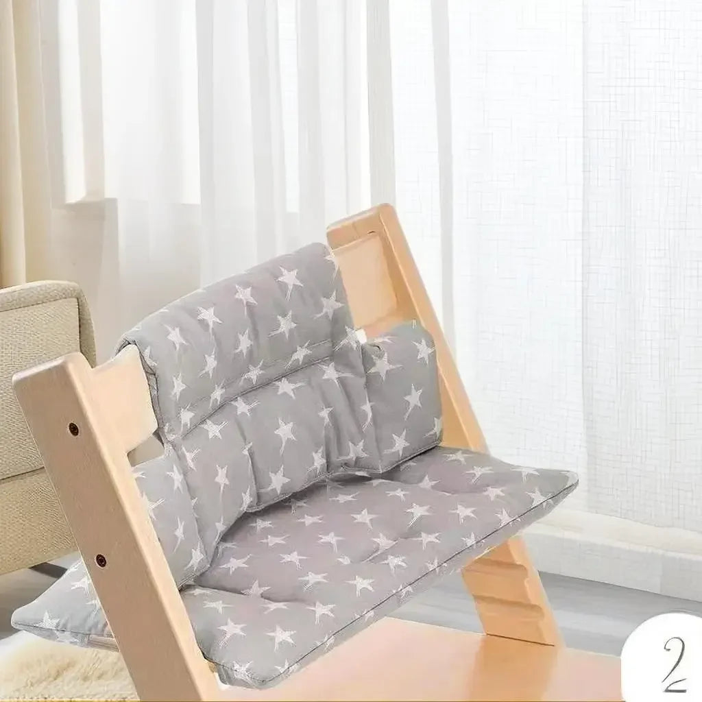 Baby Highchair Seat Cushion For Stokke Tripp Trapp Growth Stool Bebe Dinner Chair Replacement Accessories Seat Liners
