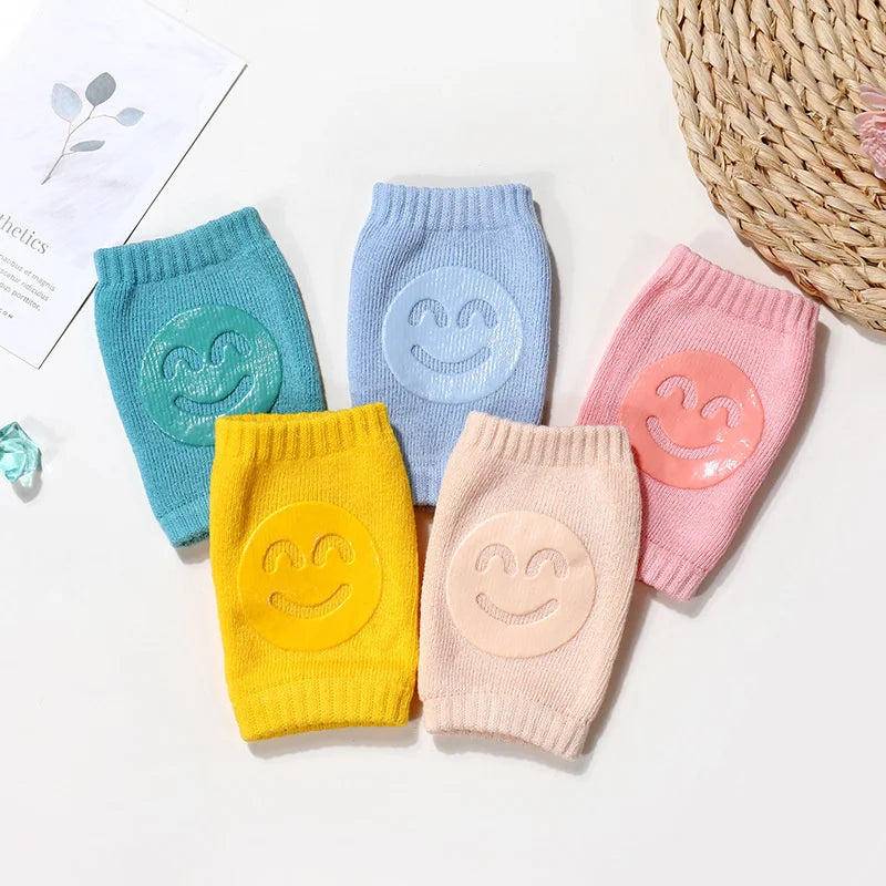 Accessoires pour bébé Genouillères Jambières Guêtres Sécurité Sourire Fille Garçon Enfants Ramper Coudières Genouillères Glissades Tout-petits Protecteur Nourrisson