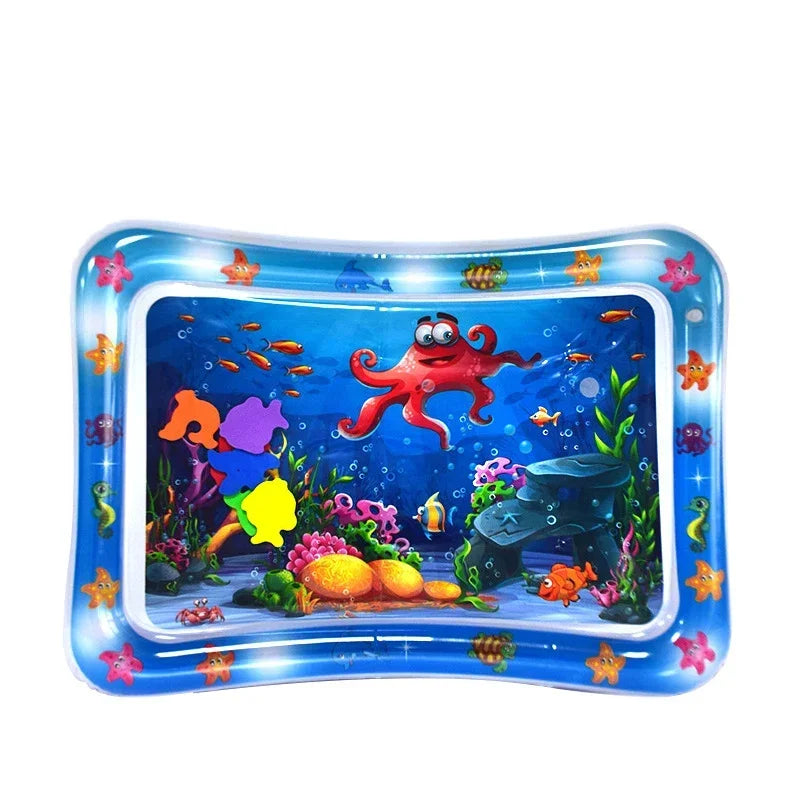 Inflatable Tummy Time Mat Premium Baby Play Mat Inflatable Water Cushion Interactive Baby Gym Baby Toys for Sensory Development