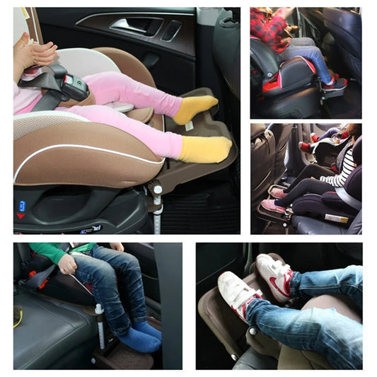 Universal Foldable Car Accessories Support Pram Footrest Attachment Baby Foot Pedal Rest Holder Children Safety Seat Footrest