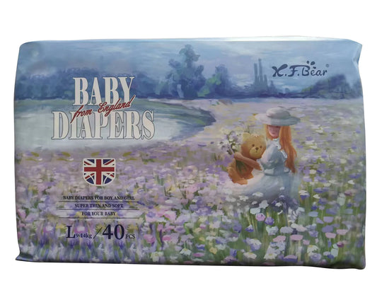 Xiaofeixiong disposable baby diaper, skin friendly and soft, multi-layer breathable