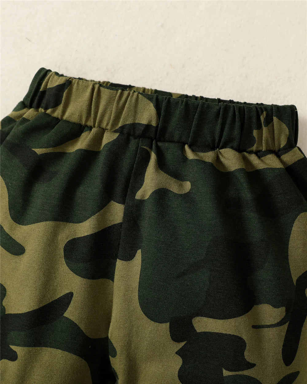Ensemble 3 pièces pour nouveau-né garçon de 0 à 18 mois, barboteuse à manches courtes et pantalon camouflage avec chapeau, tenue décontractée